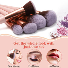 BESTOPE PRO Makeup Brushes With Case 20PCs Professional Makeup Brush Set, Foundation Powder Eyeshadow Brush Set Eyebrow Conceale