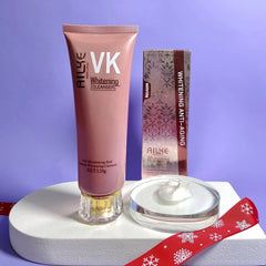 AILKE Lightening Cream, Antioxidant, Glowing, Reduce Spots, For Black, Dark Skin, Whitening Face Care Set for All Skin Types