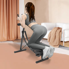 Ab Workout Equipment, Ab Machine for Home Gym, Foldable Core & Abdominal Exercise Machine, Adjustable Ab Machine