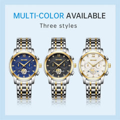 Classic Business Wristwatch Top Brand Mens Watches Classic Mens Watches Waterproof Stainless Steel Strap