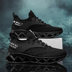 Women's running shoes, lightweight mesh, breathable and comfortable flat soft tennis shoes, blade sports shoes for women