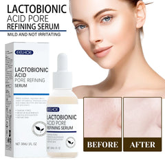 EELHOE Lactobionic Acid Pore Shrinking Essence Skin Elastic and Fine Cleansing Blackhead Skin Care Essence