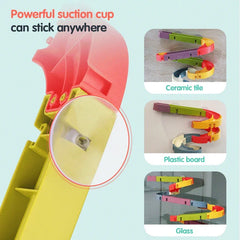 Baby Bath Toys DIY Slide Track Pipeline Yellow Ducks Bathroom Bathtub Play Shower Water Educational Toys For Kids Birthday Gift