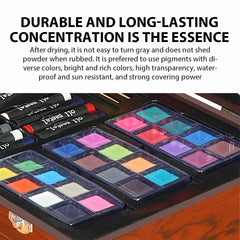 140Pcs/Set Painting Drawing Art Set Children's art Crayon Oil Paintbrush Watercolor Colour Pencil Portable Gift Box Kids Gift