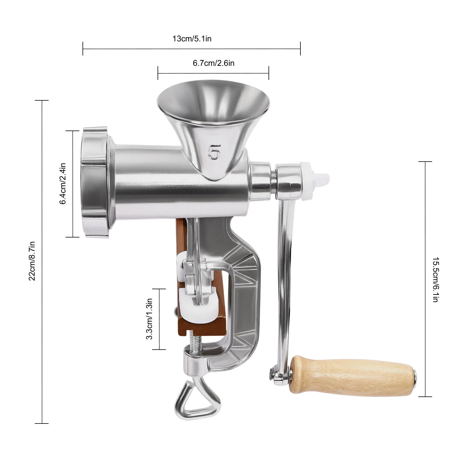 Manual Kitchen Meat Grinder Noodle Grinder Sausage Filling Machine Fruit and Vegetable Noodle Machine