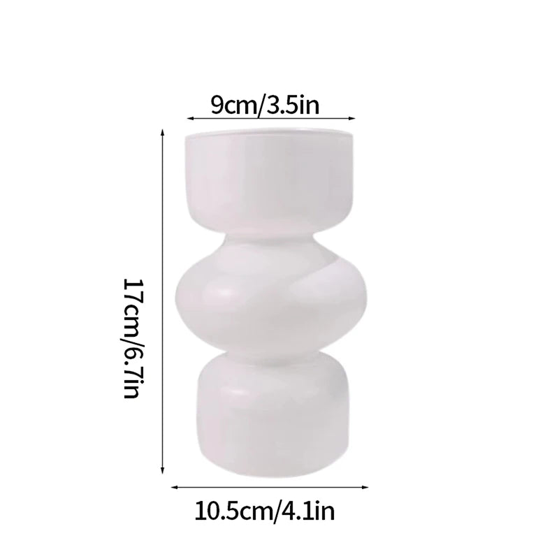 Ins Flower Glass Vase Creative Hydroponic Terrarium Plant Glass Vases Flower Pot Flower Arrangement Container Home Decoration