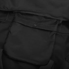 Travel Duffels with Adjustable Shoulder Strap and Luggage Trolley Sleeve, Black