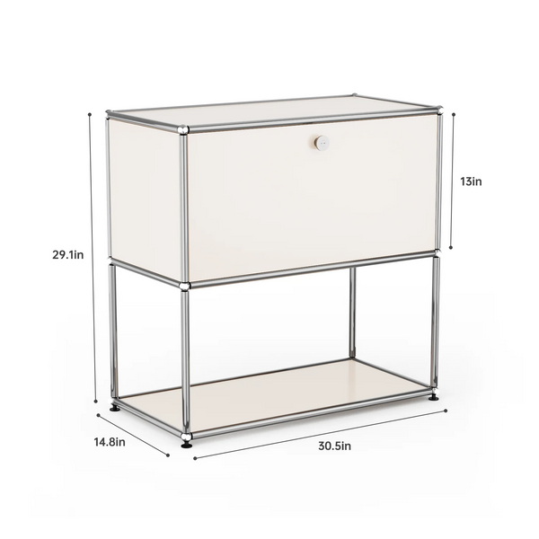 white-2-layer-1-door