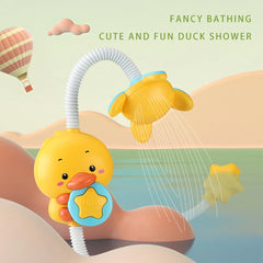 New Baby Bath Kids Toys Rainbow Shower Pipeline Yellow Ducks Slide Tracks Bathroom Educational Water Game for Children Gifts Toy