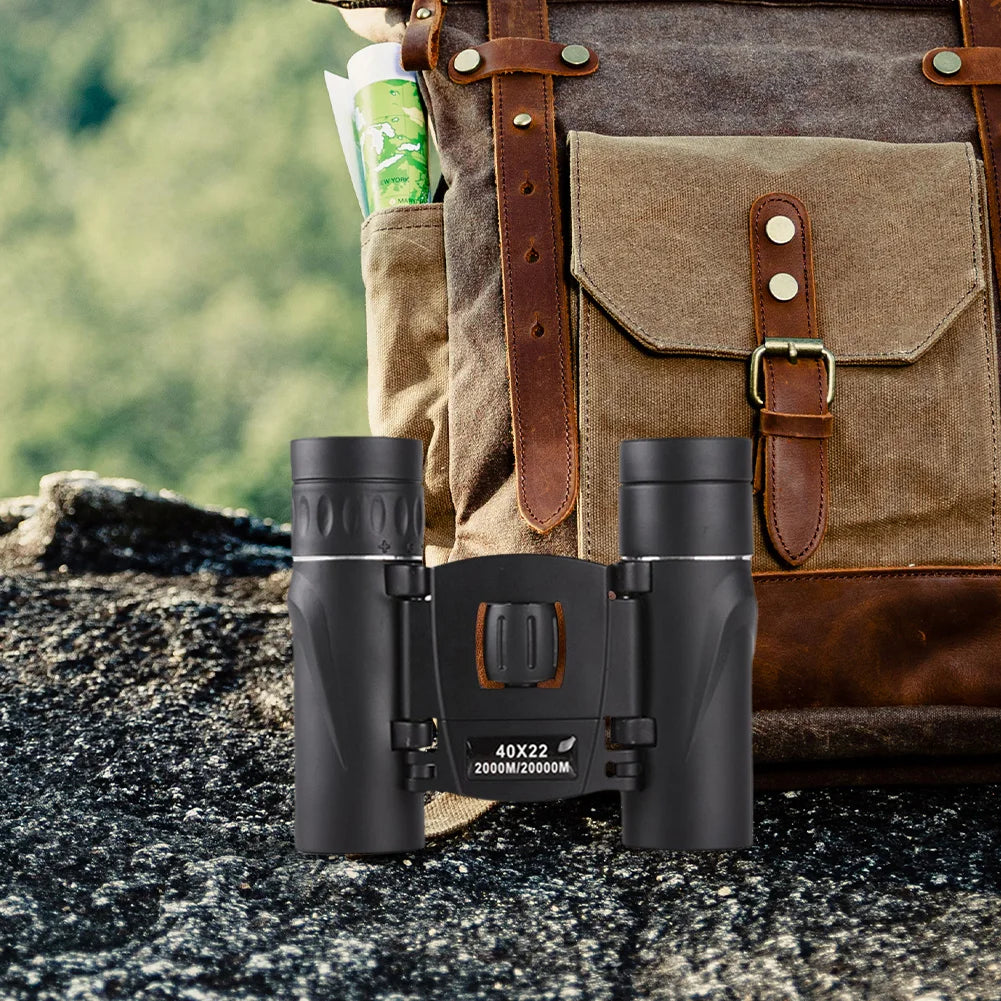 40x22 Binoculars Folding Mini Telescope Telescope Binoculars 2000M Long Range Telescope for Outdoor Travel Sports