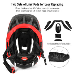 Kids Detachable Full Face Helmet Children Sports Safety Helmet for Cycle Skateboarding Roller Skating sports helmet Cycle helmet