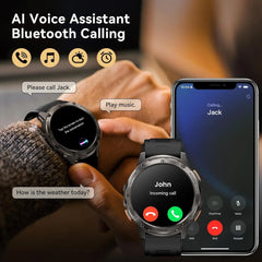 2024 Original AMAZTIM TANK T3 Smartwatches For Men AMOLED Smart Watches Women 500mAh Fitness Waterproof Sport Electronic Watch