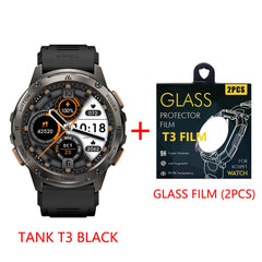 2024 Original AMAZTIM TANK T3 Smartwatches For Men AMOLED Smart Watches Women 500mAh Fitness Waterproof Sport Electronic Watch