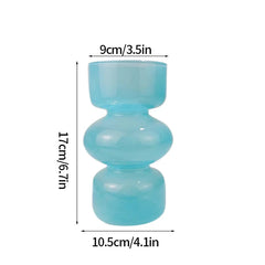 Ins Flower Glass Vase Creative Hydroponic Terrarium Plant Glass Vases Flower Pot Flower Arrangement Container Home Decoration