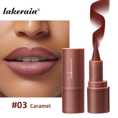 Liner Lipstick 6Colors Matte Black Brown Velvet Lipstick Waterproof Non Sticky Contouring Tint Lipliner Crayon Lip Makeup