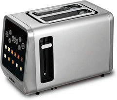 2 Slice Kitchen Toaster Bread Cooking Appliance with Touchscreen Display Home Cooking Equipment