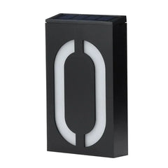 LED Solar House Number Outdoor Address Sign Light Exterior House Number Digital Flat Number Luminous Numbers Villa Custom Sign