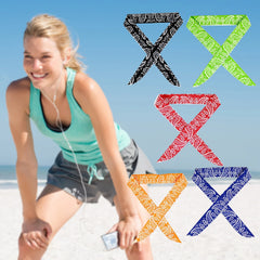 Summer Ice Cooling Scarf Cooling Neck Wrap Perfect for Sports Hiking Running and Outdoor Travel UV Protection