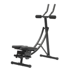 Ab Workout Equipment, Ab Machine for Home Gym, Foldable Core & Abdominal Exercise Machine, Adjustable Ab Machine