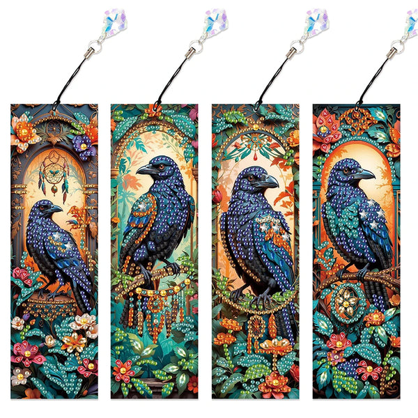 flowers-crows