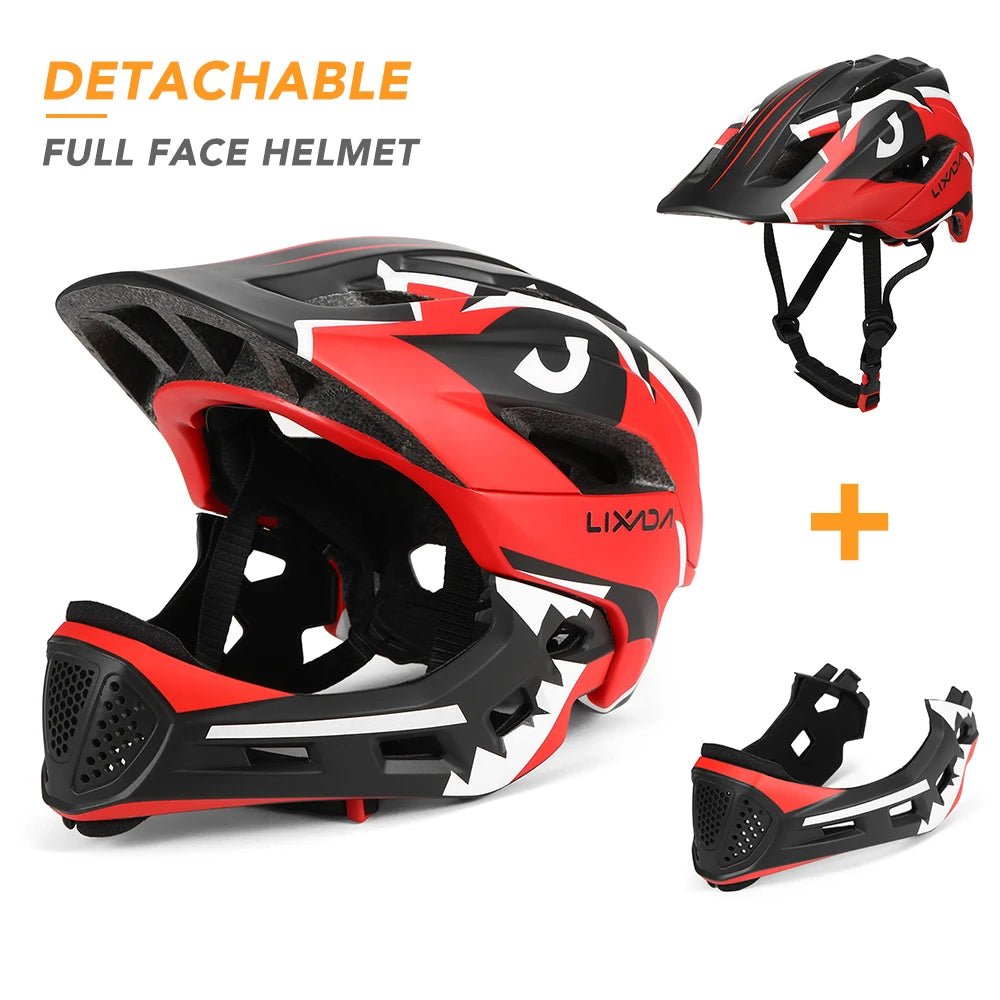 Kids Detachable Full Face Helmet Children Sports Safety Helmet for Cycle Skateboarding Roller Skating sports helmet Cycle helmet