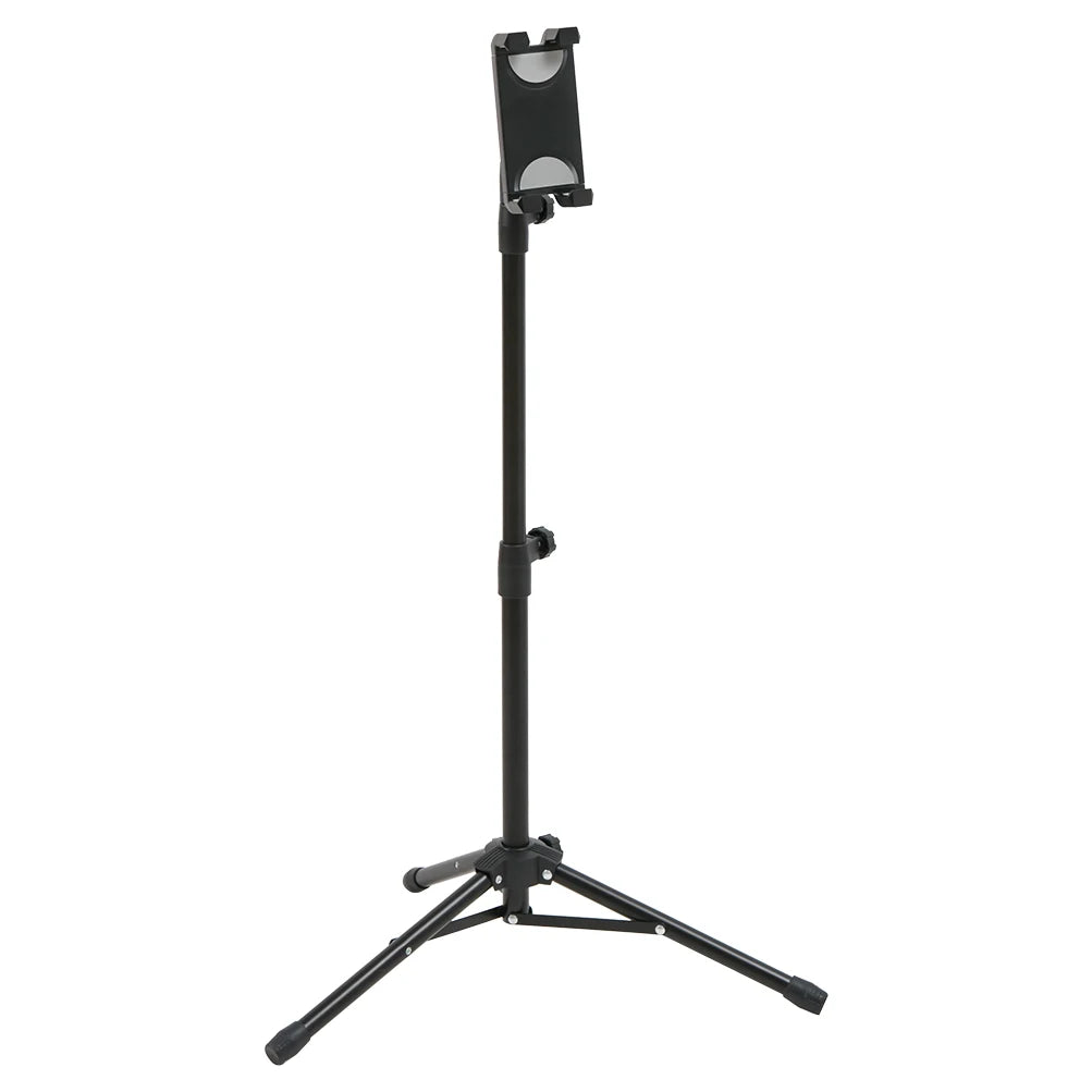 Portable Tablet Tripod Floor Stand Mobile Phone Holder Height Adjustable 360 Rotating for 4.5-12.9 Inch Phone and Tablet