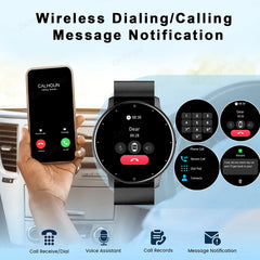 Smart watch, wireless calling /dial, multi -Sport mode,Suitable for men and women, for iPhone/Andriod
