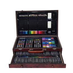 140Pcs/Set Painting Drawing Art Set Children's art Crayon Oil Paintbrush Watercolor Colour Pencil Portable Gift Box Kids Gift