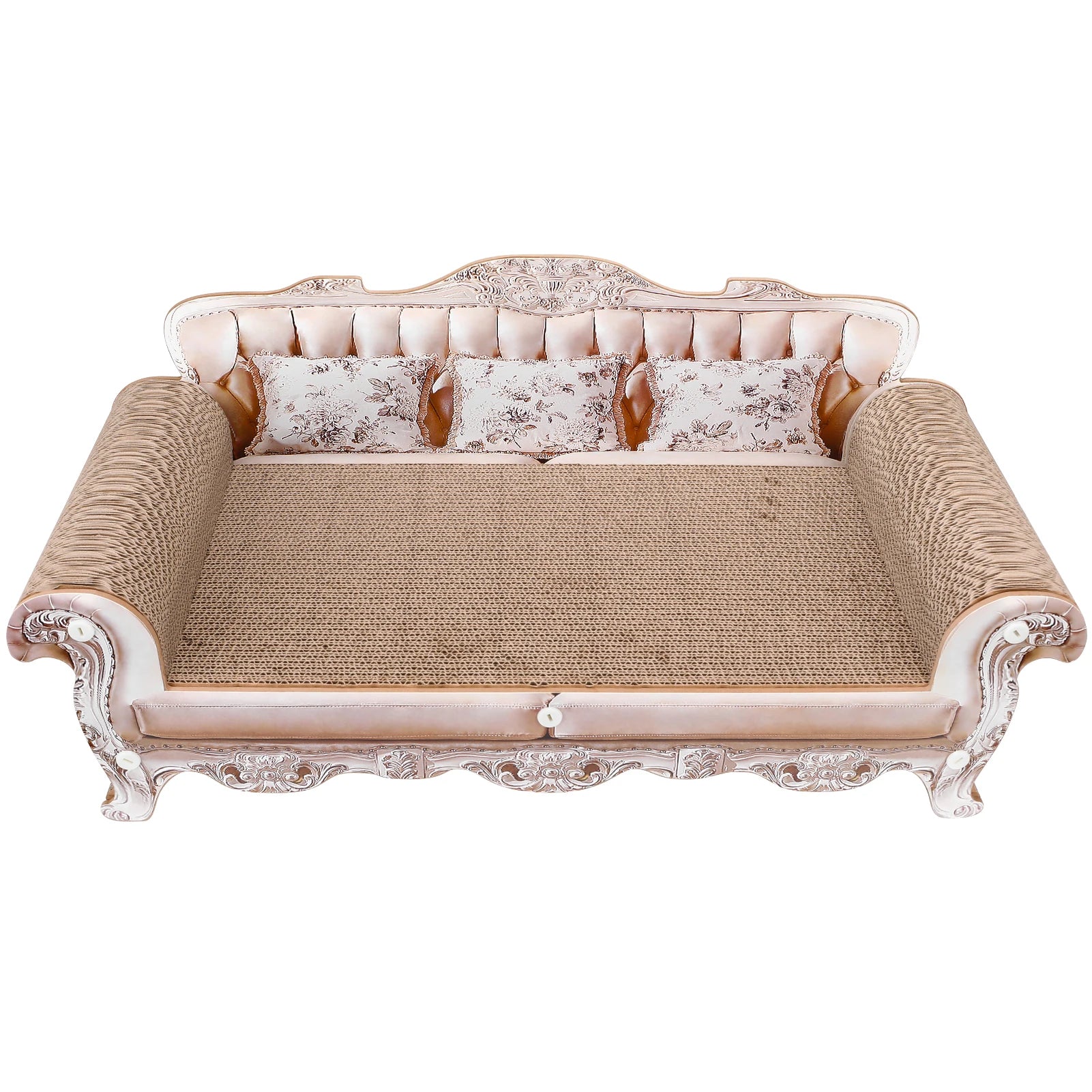 Large Cat Sofa Scratcher Couch Cat Sofas Bed Lounge Bed Indoor Pet Cats Kitten Interactive Play Toys 31*70*28cm