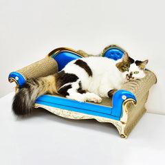 Large Cat Sofa Scratcher Couch Cat Sofas Bed Lounge Bed Indoor Pet Cats Kitten Interactive Play Toys 31*70*28cm