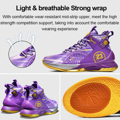 Men Basketball Shose Fashion Sneakers Breathable Running Shoes Non Slip Sport Shoes