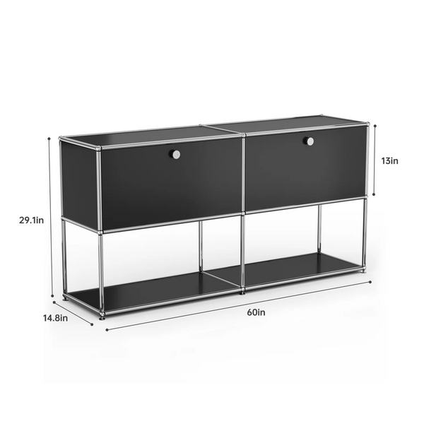 black-2-layer-2-door