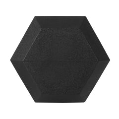 Rubber Hex Dumbbell, Anti-Roll, 30LB, Noise Reduction, Home Gym Equipment for Men/Women
