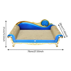 Large Cat Sofa Scratcher Couch Cat Sofas Bed Lounge Bed Indoor Pet Cats Kitten Interactive Play Toys 31*70*28cm
