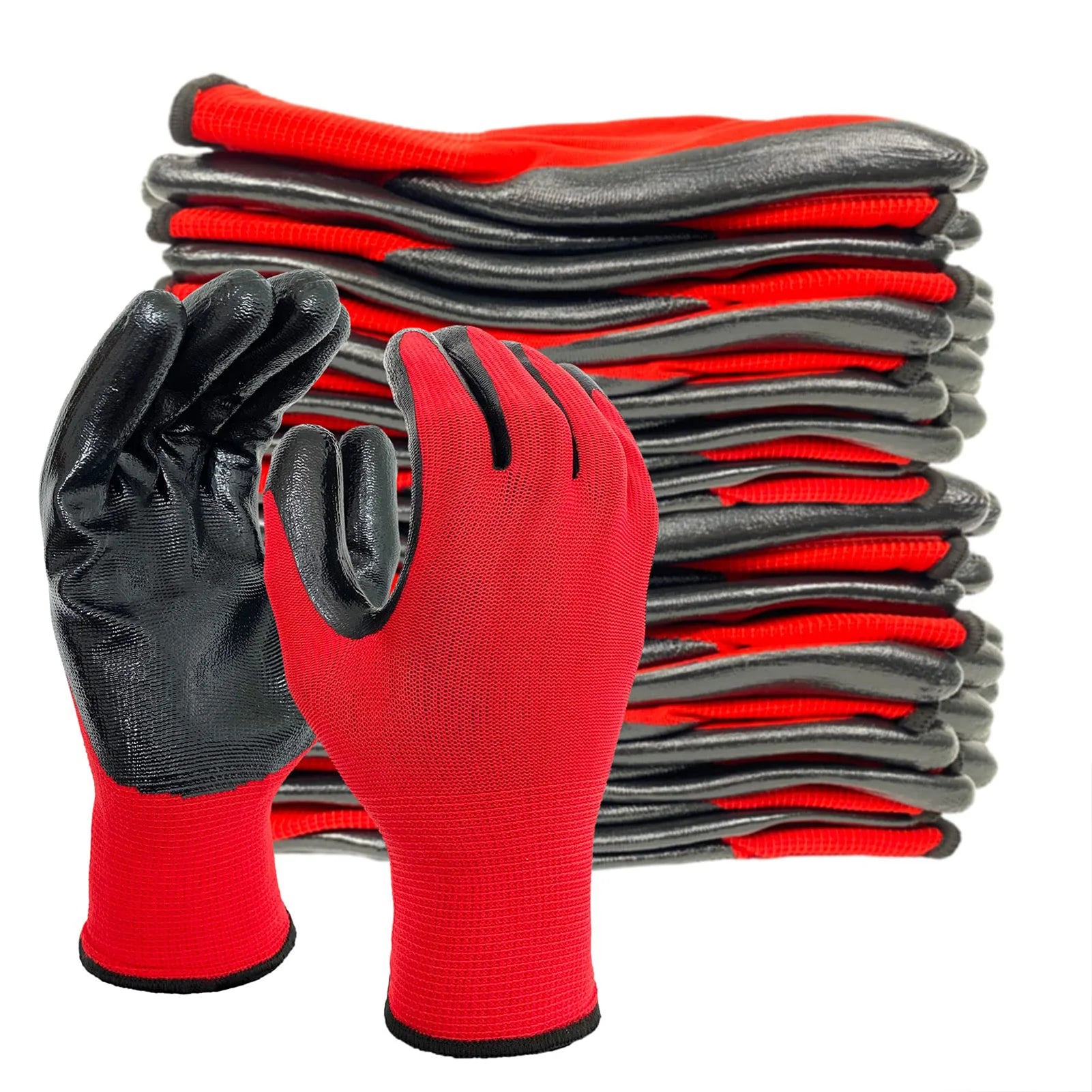 General Multi Use Safety Work Gloves Oil & Wear Resistant Labour Work Protection Gloves for Construction Warehouse Wear MIAO-US