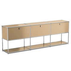 Modern Storage Cabinet Versatile Free-Standing Organizer for Living Room Bedroom and Home Office Bookshelf