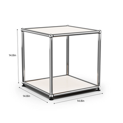 Modern Storage Cabinet Versatile Free-Standing Organizer for Living Room Bedroom and Home Office Bookshelf